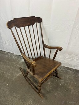 Starožitné houpací křeslo (137025) - 4