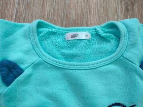 Modré šaty vel. 86 - 4