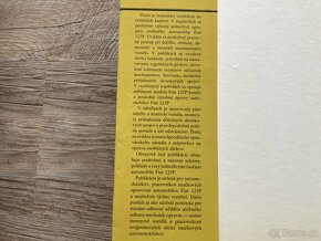 FIAT 125P - dílenská příručka - 4