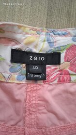 DÁMSKÉ PLÁTĚNÉ 7/8 KALHOTY ZERO vel. 40 - 4