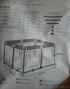 Ohrádka pro děti  180x200 - 4