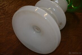 lampa, foukané sklo, uranové sklo - 4