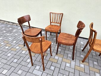 Celodřevěné retro jídelní židle TON, THONET - 4