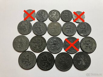 Slovenský Štát a Protektorát Čechy Morava obehové mince - 4