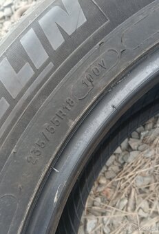 4x Letní pneumatiky 235/55 R18 100V, čtyři Letní pneumatiky - 4