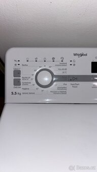 Pračka Whirpool 5,5 Kg, horní plnění, málo používaná - 4