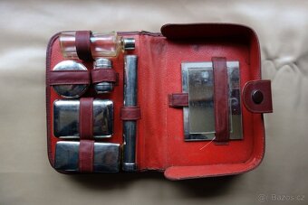 starožitné toaletní pouzdro - neceser - 4