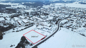 Na prodej komerční pozemek (3.464 m2),Trnava u Třebíče - 4