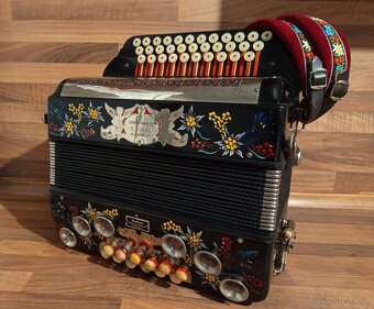 Heligonka (harmonika,akordeon) Novak G-C-F - 4