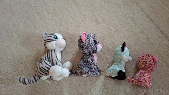 set 5x plyšový kočička - 4