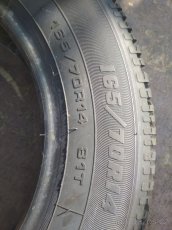 2ks nepoužité pneu 165/70 R14 Fabia apod. - 4