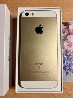 Apple iPhone SE (2016) 16GB Gold 100% batéria - 4