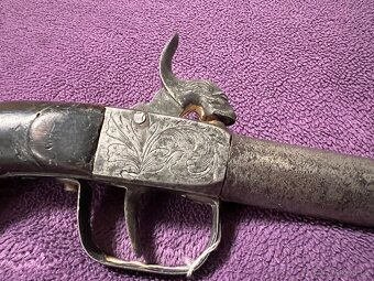 Perkusní Pistole S Damaškovou Hlavní - 13 mm - 4