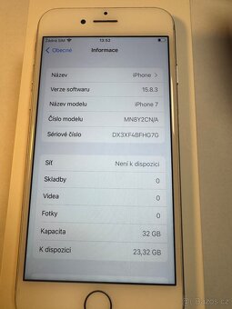 Apple iPhone 7 32gb kondice baterie 100% s kabelem Cena 199 - 4
