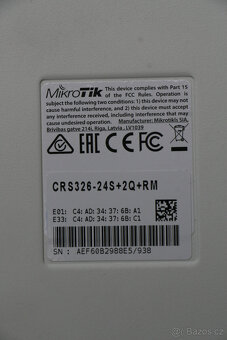 MikroTik CRS326-24S+Q+RM - Použitý (1 rok) - 4