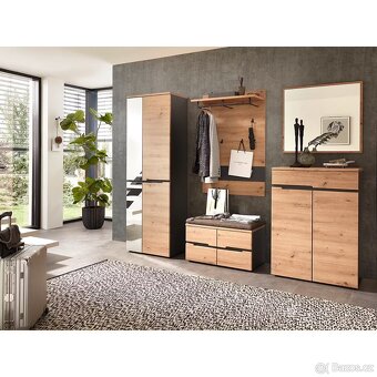 Loftscape - Šatní skříň Moosic se zrcadlem 65 cm - 4