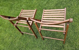 2x SKLÁDACÍ ŽIDLE IKEA TERJE - 4