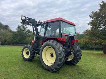 Zetor 5340 s čelním nakladačem s SPZ - 4