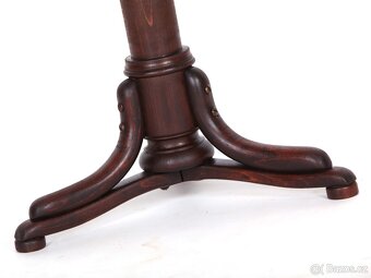 Klavírní, výškově stavitelná židle, stolička THONET No.3 - 4