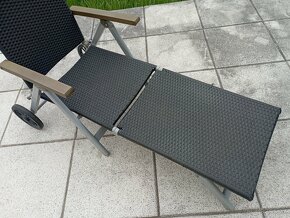 Zahradní lehátko ratan top stav PC 8.000 Kč - 4