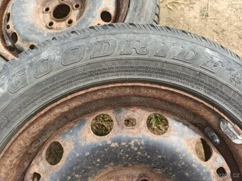 plechové disky 6Jx15H2 ET43 5x100 zimní 195/55/15 - 4