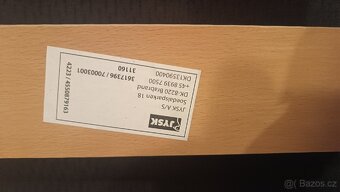 Skládací postel DAMSBRO 90×200 černá - záruka do 8/2026 - 4