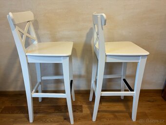 2x Barové židle Ikea Rosentorp - 4