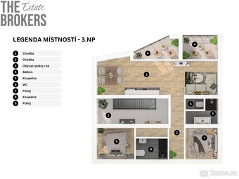 Prodej bytu 4+kk, 109.95 m2, Praha - 4
