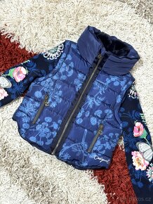 Luxusní bunda/ vesta 2v1 Desigual 4-6let 110/116 - 4