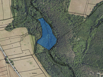 Prodej lesního pozemku 12312 m2 v obci Slabce, okres Rakovní - 4