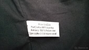 Pánská kožená bunda KARA - 4