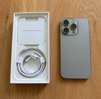 Apple iPhone 15 Pro 128 GB - TOP stav, záruka do 3/26 - 4
