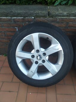 RESERVACE ALU kola 16" orig Škoda Octavia II 5x112 - 4