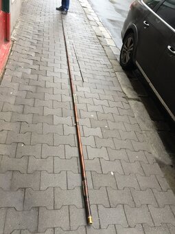 starý prut na ryby DAM bambusový dvě špičky - 4