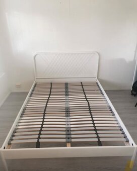IKEA kovová postel 160 cm včetně roštu - 4