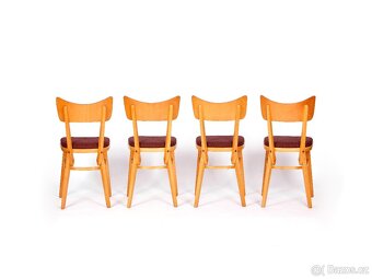 Designové retro židle po přečalounění, 4 kusy. - 4