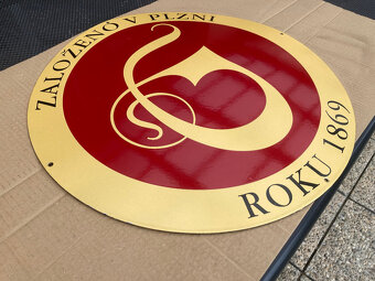 Cedule smaltovaná pivní GAMBRINUS za 1.000 kč s poštou - 4