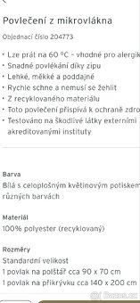 LOŽNÍ POVLEČENÍ TCHIBO-LETNÍ KVĚTY 270 Kč - 4