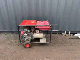 Benzíná elektrocentrála s el. startováním, skladem - 4