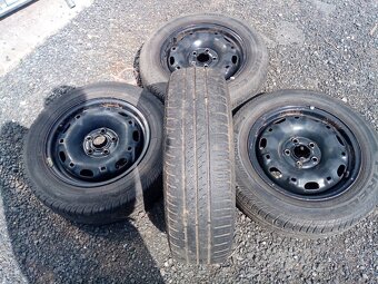 Sada kol 5x100, ET 35 vč. pneu Barum 165/70 R 14 - 4