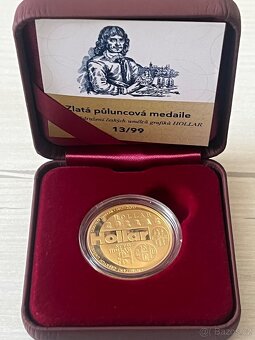 Zlato / zlatá medaile mince Sdružení českých umělců proof - 4