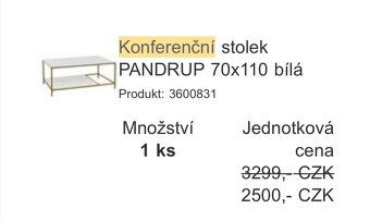 Skleněný konferenční stolek - 4