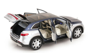 1:18 Mercedes Maybach EQS 680 SUV Z296 bluesilver NZG - 4