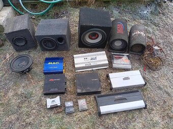 Prodám subwoofer plus zesilovače do aut - 4