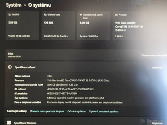 Dell Latitude 5420,i5-1145G7,Intel Iris XE,DDR4 8GB,záruka - 4