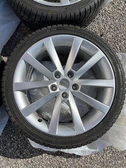Originální ALU Škoda Alaris R18 5x112 - Zimní pneu - 4