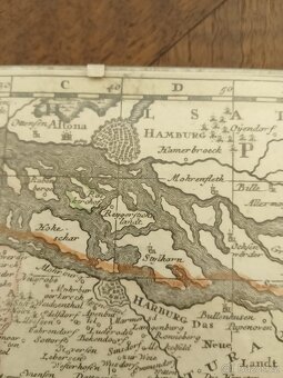 Antická mapa – Ducatus Luneburgicus (18. století) - 4