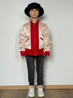 Červená bunda H&M conscious - 4