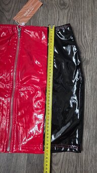 Vinylová,pvc sukně vel.M - 4