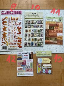 Nálepky 3, Craft, scrapbook - 4